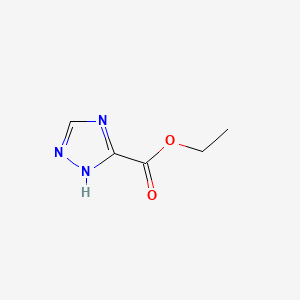 Ethyl 1H-1,2,4-triazole-5-carboxylate chemical structure (CAS 64922-04-9)