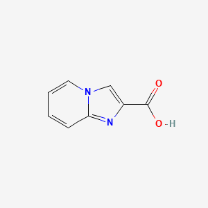 Imidazo[1,2-a]pyridine-2-carboxylic acid chemical structure (CAS 64951-08-2)