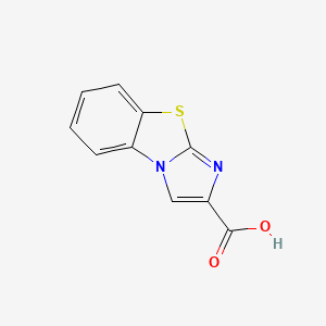 Benzo[d]imidazo[2,1-b]thiazole-2-carboxylic acid chemical structure (CAS 64951-09-3)