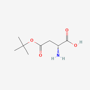 H-D-Asp(OtBu)-OH chemical structure (CAS 64960-75-4)