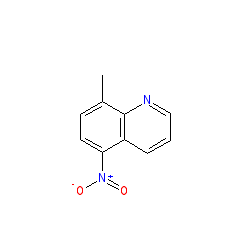 8-Methyl-5-nitroquinoline chemical structure (CAS 64976-62-1)