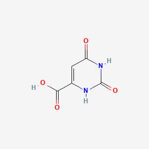 2,6-Dioxo-1,2,3,6-tetrahydropyrimidine-4-carboxylic acid chemical structure (CAS 65-86-1)