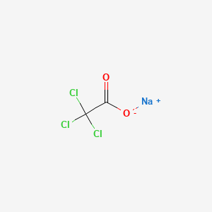 Sodium trichloroacetate chemical structure (CAS 650-51-1)