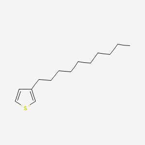 3-Decylthiophene chemical structure (CAS 65016-55-9)