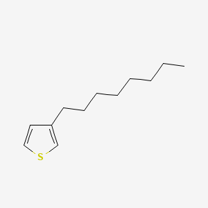 3-Octylthiophene chemical structure (CAS 65016-62-8)