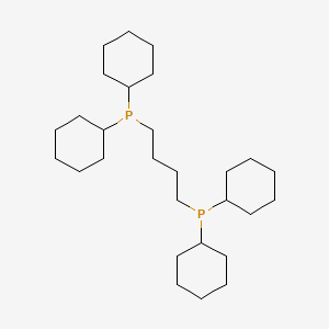 1,4-Bis(dicyclohexylphosphino)butane chemical structure (CAS 65038-36-0)
