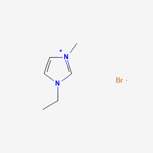 3-Ethyl-1-methyl-1H-imidazol-3-ium bromide chemical structure (CAS 65039-08-9)