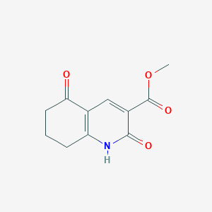 Methyl 2,5-dioxo-1,2,5,6,7,8-hexahydroquinoline-3-carboxylate chemical structure (CAS 650597-74-3)