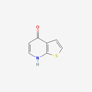 Thieno[2,3-b]pyridin-4-ol chemical structure (CAS 65075-96-9)