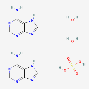 9H-Purin-6-amine hemisulfate dihydrate chemical structure (CAS 6509-19-9)