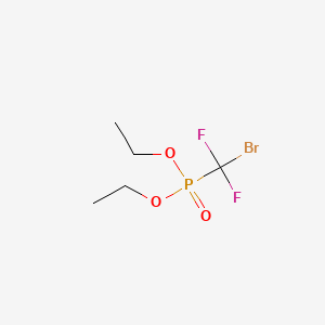 Diethyl (bromodifluoromethyl)phosphonate chemical structure (CAS 65094-22-6)
