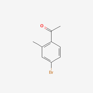 1-(4-Bromo-2-methylphenyl)ethanone chemical structure (CAS 65095-33-2)