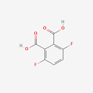 3,6-Difluorophthalic acid chemical structure (CAS 651-97-8)