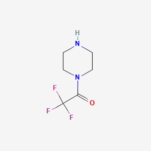 2,2,2-Trifluoro-1-(piperazin-1-yl)ethanone chemical structure (CAS 6511-88-2)