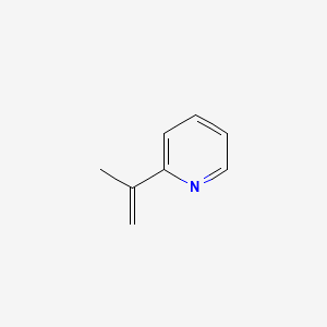 2-(Prop-1-en-2-yl)pyridine chemical structure (CAS 6515-13-5)