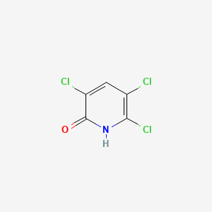 3,5,6-Trichloropyridin-2(1H)-one chemical structure (CAS 6515-38-4)