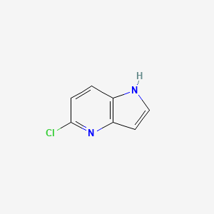 5-Chloro-1H-pyrrolo[3,2-b]pyridine chemical structure (CAS 65156-94-7)