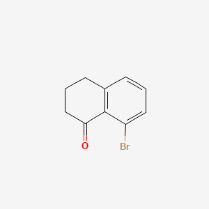 8-Bromo-3,4-dihydronaphthalen-1(2H)-one chemical structure (CAS 651735-60-3)