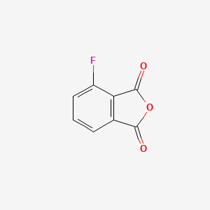 4-Fluoroisobenzofuran-1,3-dione chemical structure (CAS 652-39-1)