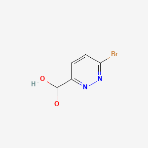 6-Bromo-3-pyridazinecarboxylic acid chemical structure (CAS 65202-51-9)