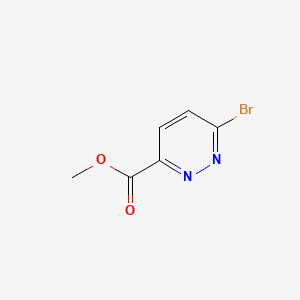 Methyl 6-bromopyridazine-3-carboxylate chemical structure (CAS 65202-52-0)