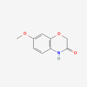 7-Methoxy-2H-benzo[b][1,4]oxazin-3(4H)-one chemical structure (CAS 6529-94-8)