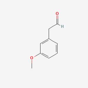 2-(3-Methoxyphenyl)acetaldehyde chemical structure (CAS 65292-99-1)