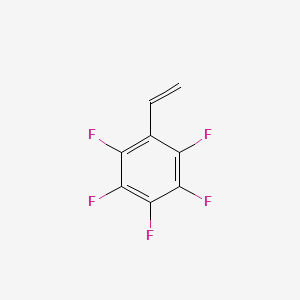2,3,4,5,6-Pentafluorostyrene chemical structure (CAS 653-34-9)