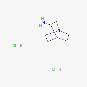 3-Aminoquinuclidine dihydrochloride chemical structure (CAS 6530-09-2)