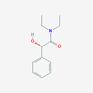 (S)-N,N-Diethyl-2-hydroxy-2-phenylacetamide chemical structure (CAS 65309-15-1)