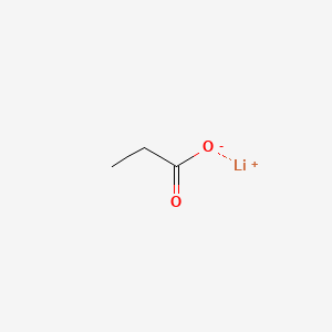 Lithium propionate chemical structure (CAS 6531-45-9)