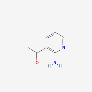 1-(2-Aminopyridin-3-yl)ethanone chemical structure (CAS 65326-33-2)