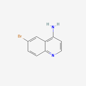 4-Amino-6-bromoquinoline chemical structure (CAS 65340-73-0)
