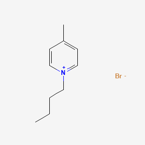1-Butyl-4-methylpyridin-1-ium bromide chemical structure (CAS 65350-59-6)