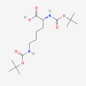 Boc-D-Lys(Boc)-OH chemical structure (CAS 65360-27-2)