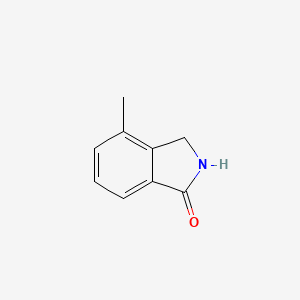 4-Methylisoindolin-1-one chemical structure (CAS 65399-01-1)