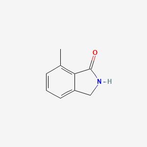 7-Methylisoindolin-1-one chemical structure (CAS 65399-02-2)