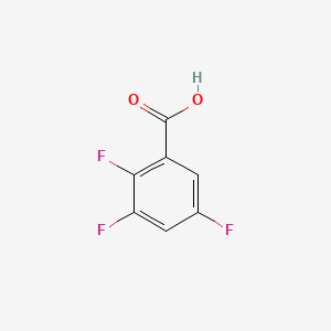 2,3,5-Trifluorobenzoic acid chemical structure (CAS 654-87-5)