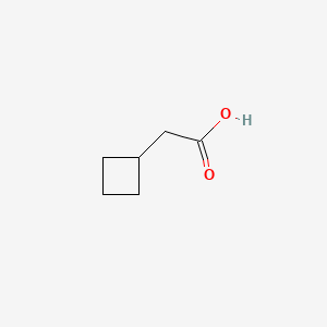 2-Cyclobutylacetic acid chemical structure (CAS 6540-33-6)