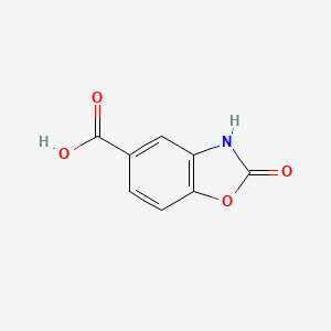 2-Oxo-2,3-dihydrobenzo[d]oxazole-5-carboxylic acid chemical structure (CAS 65422-72-2)