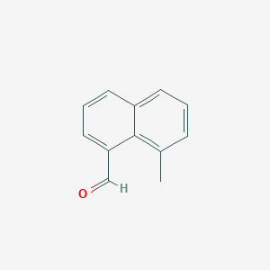 8-Methyl-1-naphthaldehyde chemical structure (CAS 6549-57-1)