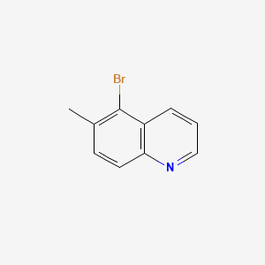 5-Bromo-6-methylquinoline chemical structure (CAS 65513-45-3)