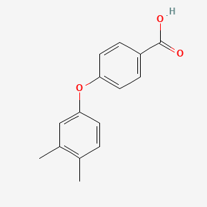 4-(3,4-Dimethylphenoxy)benzoic acid chemical structure (CAS 65538-21-8)