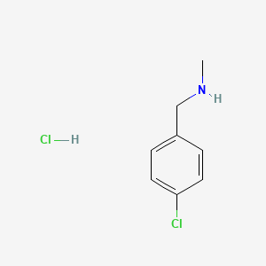 N-Methyl-4-chlorobenzylamine Hydrochloride chemical structure (CAS 65542-24-7)