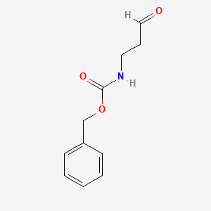 Benzyl 3-oxopropylcarbamate chemical structure (CAS 65564-05-8)