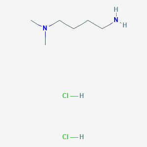 N1,N1-Dimethylbutane-1,4-diamine dihydrochloride chemical structure (CAS 65592-37-2)