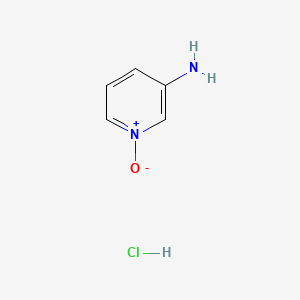 3-Aminopyridin-1-ium-1-olate hydrochloride chemical structure (CAS 65600-69-3)