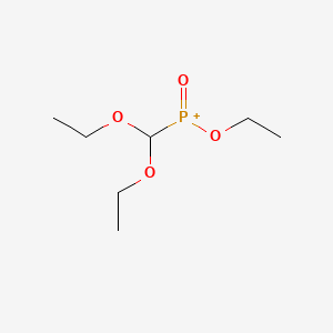 Ethyl (diethoxymethyl)phosphinate chemical structure (CAS 65600-74-0)