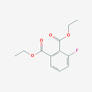 Diethyl 3-fluorophthalate chemical structure (CAS 65610-10-8)