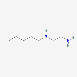 N1-Pentylethane-1,2-diamine chemical structure (CAS 65639-08-9)